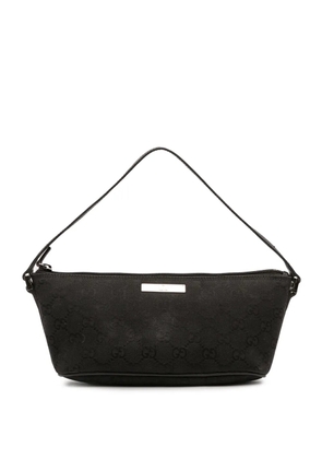 Gucci Pre-Owned 2000-2015 GG Canvas Boat shoulder bag - Black