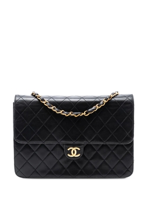 CHANEL Pre-Owned 1997-1999 CC Quilted Lambskin Single Flap crossbody bag - Black