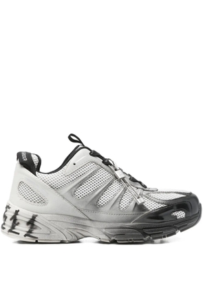 44 LABEL GROUP mesh-panel lace-up sneakers - Grey