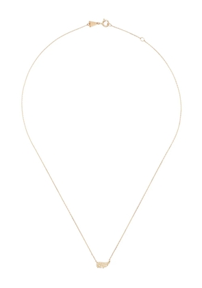 Adina Reyter 14kt yellow gold wing-pendant diamond necklace