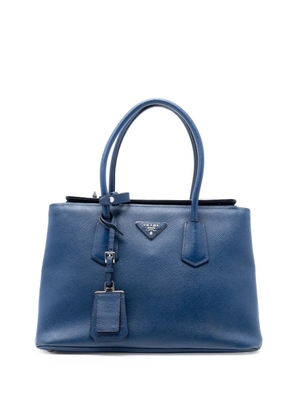 Prada Pre-Owned 2013-2025 Saffiano Cuir Turnlock Twin satchel - Blue