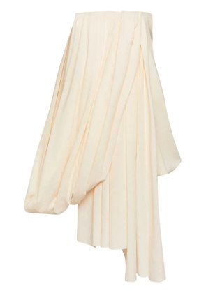 JW Anderson draped bustier dress - Neutrals
