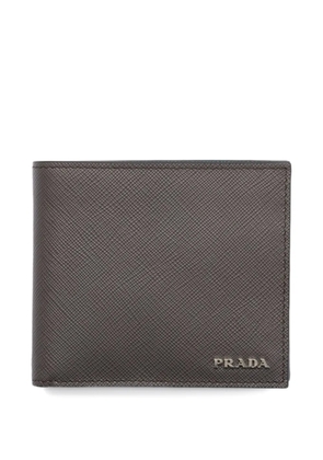 Prada saffiano leather wallet - Grey