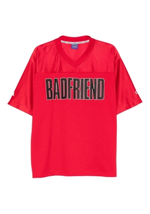 BADFRIEND v-neck t-shirt - Red
