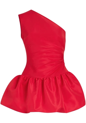 Patou one-shoulder bubble mini dress - Red