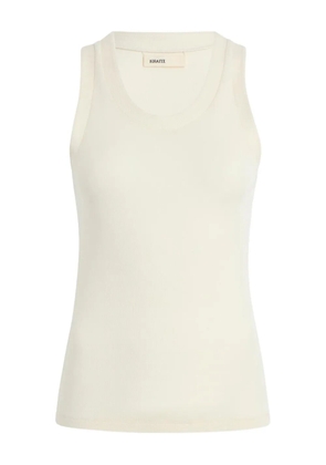 KHAITE Isha sleeveless top - Neutrals