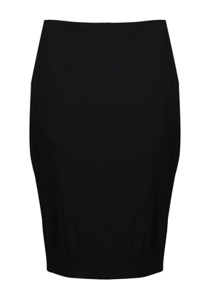 Saint Laurent Cassandre zip-fastening pencil skirt - Black