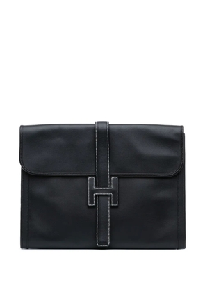 Hermès Pre-Owned 1997-2014 Swift Jige GM clutch bag - Black