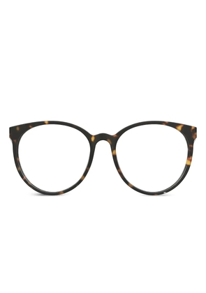 Love Moschino round-frame glasses - Black