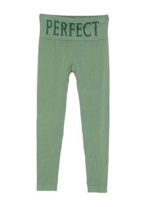 Perfect Moment logo-waistband leggings - Green