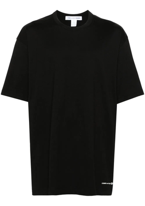 Comme Des Garçons Shirt drop-shoulder cotton T-shirt - Black