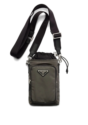 Prada drawstring-closure phone bag - Green
