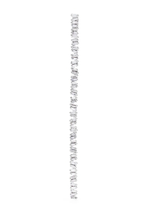 Suzanne Kalan 18kt white gold Classic diamond drop clip-on necklace - Silver