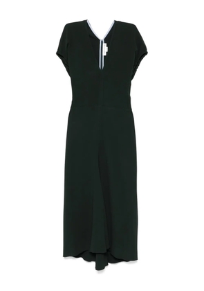 Victoria Beckham V-neck midi dress - Green