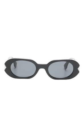 Marcelo Burlon County of Milan Eyewear oval-frame sunglasses - Black