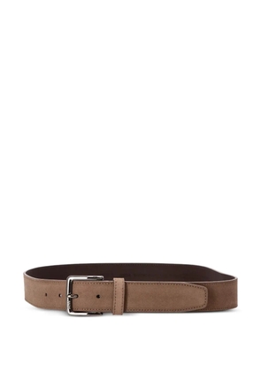 BOSS suede belt - Brown