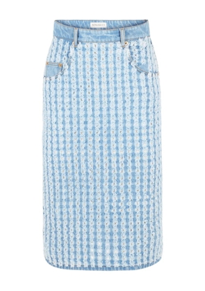 Nina Ricci denim midi skirt - Blue