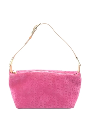 Celine Pre-Owned monogram-pattern shoulder bag - Pink