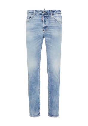 DSQUARED2 logo-patch jeans - Blue