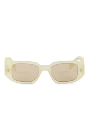Prada Eyewear rectangular-frame sunglasses - Yellow