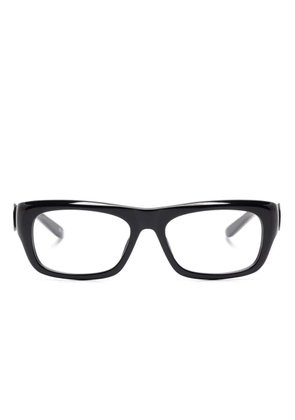 Balenciaga Eyewear logo-plaque glasses - Black