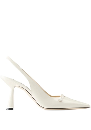Jimmy Choo 85mm Amita sling-back pumps - Neutrals