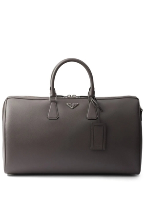 Prada Saffiano leather holdall bag - Grey