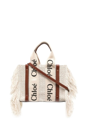 Chloé Woody tote bag - White