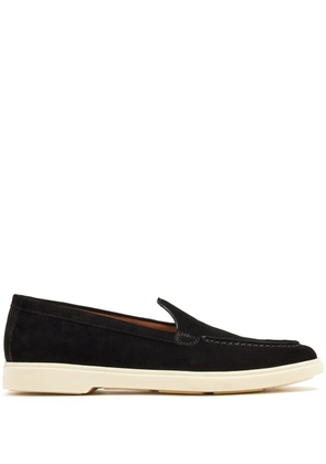 Santoni suede loafers - Black