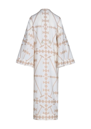 Johanna Ortiz Savannah geometric-print maxi dress - Neutrals
