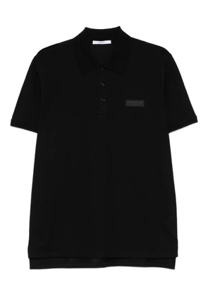 Givenchy logo-patch polo shirt - Black