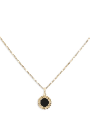 Bvlgari Pre-Owned onyx yellow gold pendant