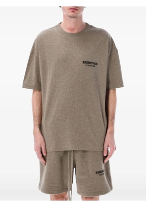 FEAR OF GOD ESSENTIALS Essentials logo-print oversized T-shirt - Brown