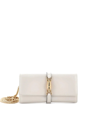 Gucci Pre-Owned Jackie 1961 Continental Chain Wallet Leather crossbody bag - White