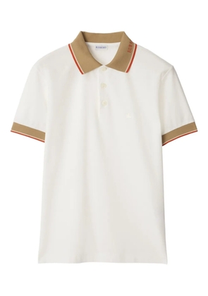 Burberry cotton polo shirt - White