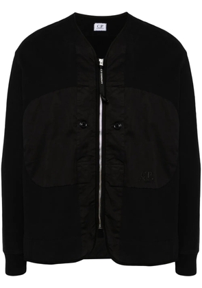 C.P. Company logo-embroidered jacket - Black