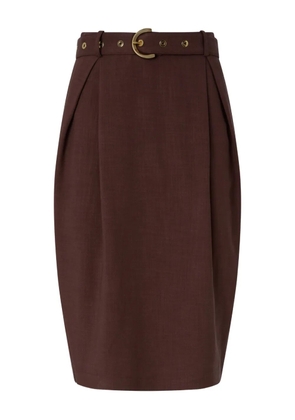 PINKO belted skirt - Brown