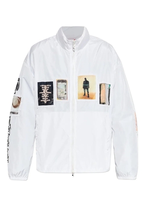 Diesel J-Claus patches-detail jacket - White