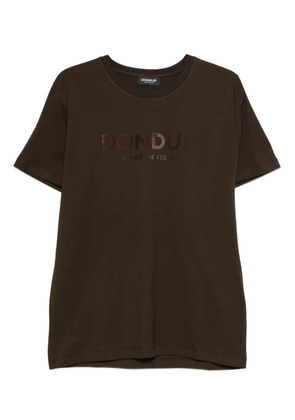 DONDUP logo-print T-shirt - Brown