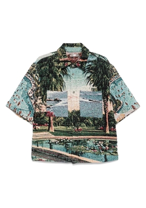 AMIRI short sleeve shirt - Blue