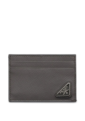Prada Saffiano leather card holder - Grey