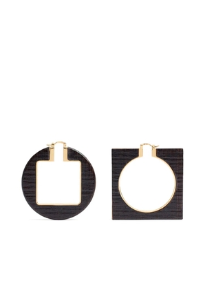 Jacquemus The Rond Carré hoop earrings - Gold