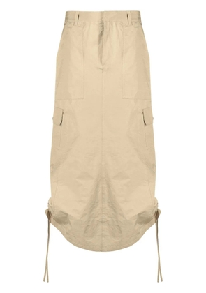 Marc Jacobs cargo midi skirt - Neutrals