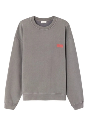 American Vintage logo crew-neck sweatshirt - Grey