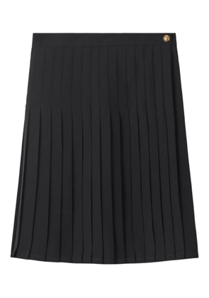 Burberry pleated-design midi skirt - Black
