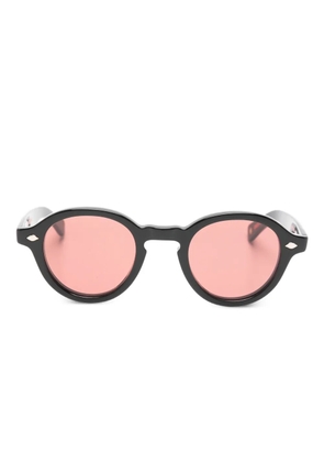 Garrett Leight Bibok Flipper round-frane sunglasses - Black