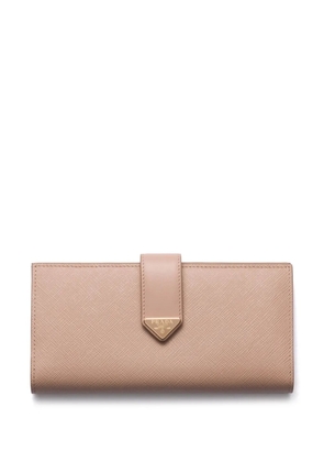 Prada large leather wallet - Pink