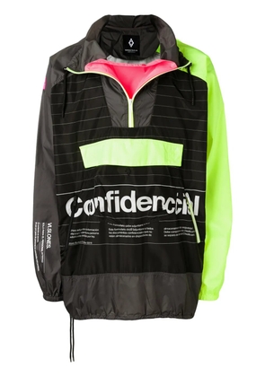COUNTY OF MILAN Lettering windbreaker - Black
