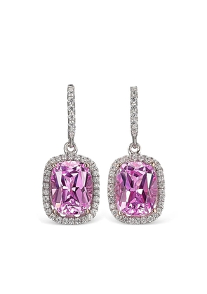 Anabela Chan 18kt white gold Begonia Comet earrings - Silver