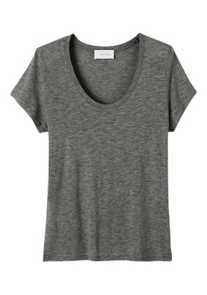 American Vintage scoop-neck short-sleeved T-shirt - Grey